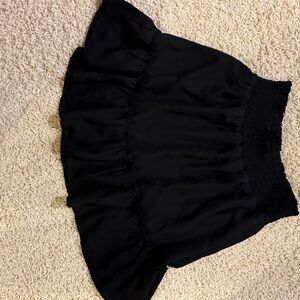 Elegant Black Midi Skirt